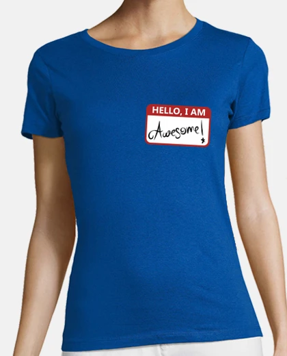 T-shirt awesome - donna