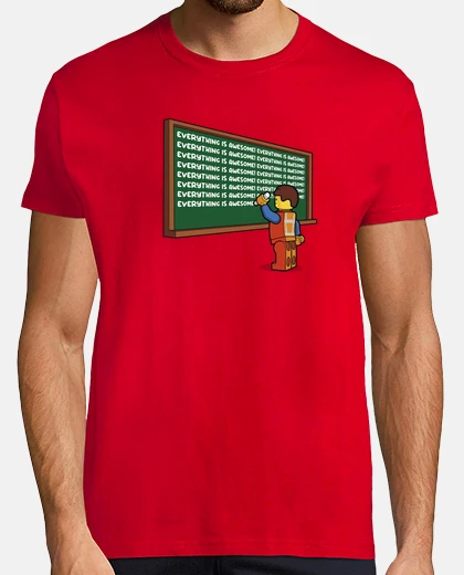 Camiseta Awesome chalkboard