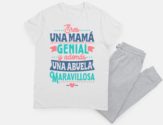 Pajama awesome mom awesome grandma