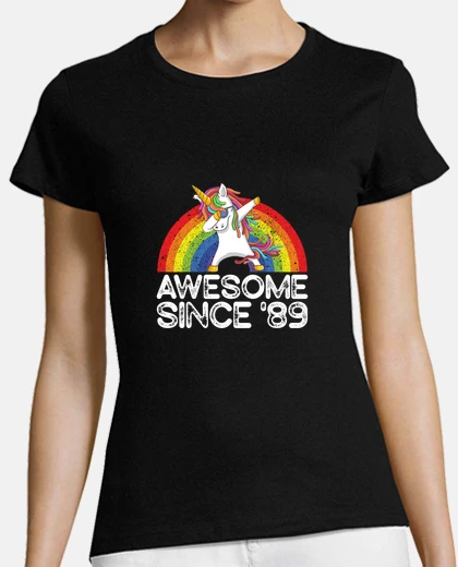 T-shirt Awesome since 1989, Birth 89 Gift