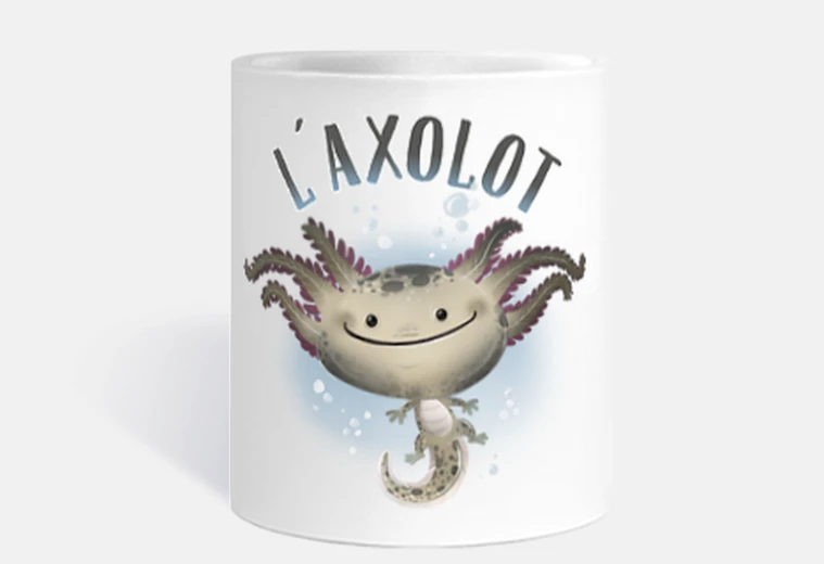 Mug axolot