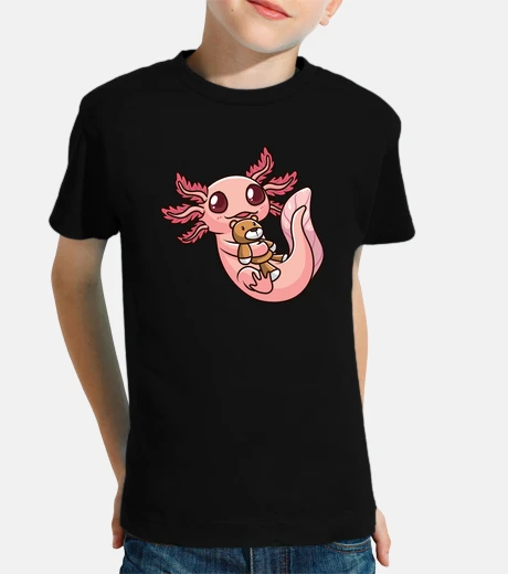 Ropa axolotl con peluche en kawaii