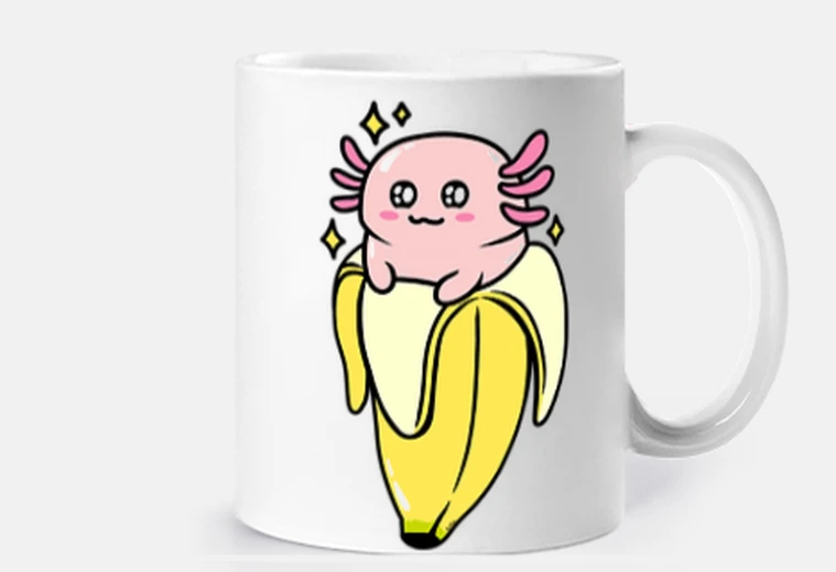 Mug Axolotl Mignon Banane