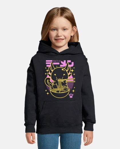 Abbigliamento axolotl ramen sun al neon