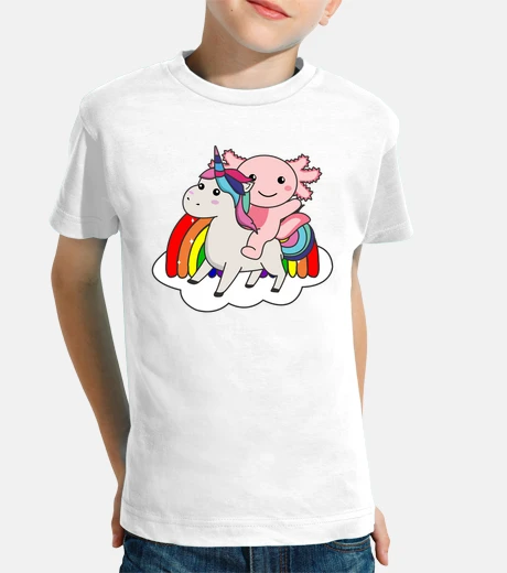 Abbigliamento axolotl unicorno arcobaleno animali uni