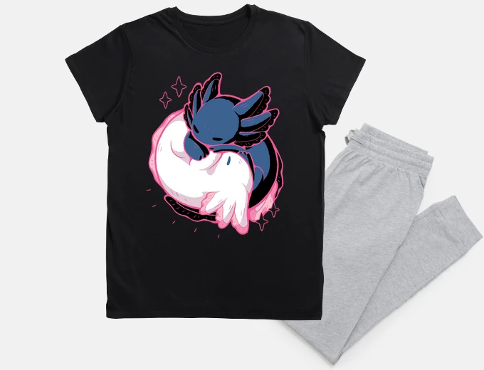 Pyjama Axolotl Yin Yang