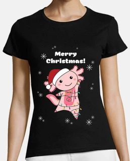 axolotl merry christmas winter animals