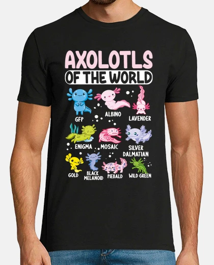 Tee-shirt axolotls