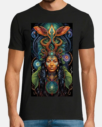 Tee-shirt Ayahuasca psychédélique visionnaire