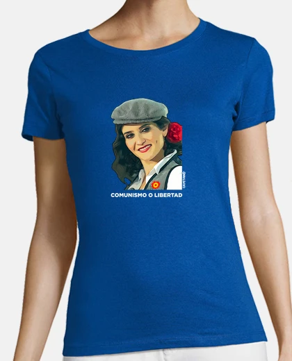 Playera Ayuso comunismo o libertad letra blanca