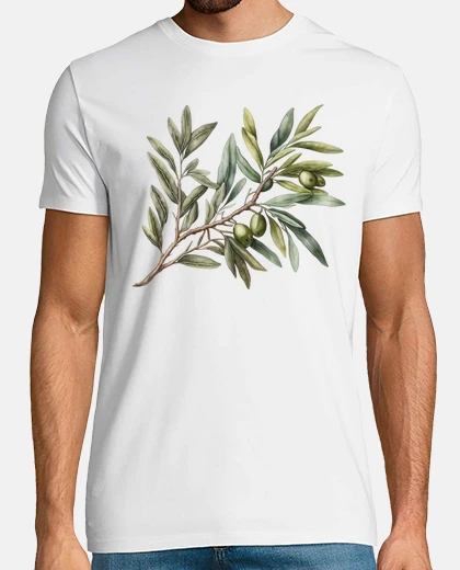 T-shirt azienda produttrice di olio d&#39;oliva uliveto
