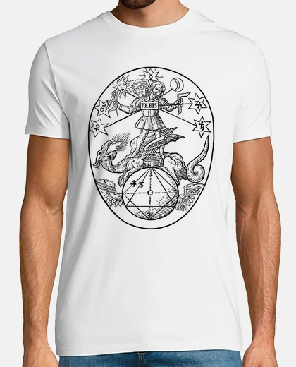 Camiseta azoth - rebis albahaca san valentín alq