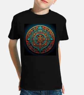 Aztec Native Mexican Tribal God Graphic