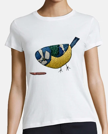 Playera azul tit damas de béisbol