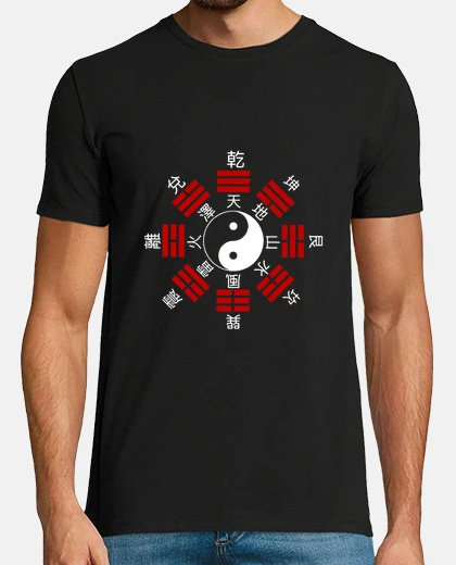 T-shirt ba gua bianco