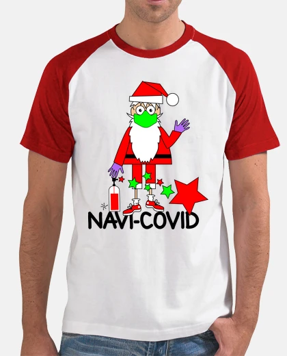 T-shirt babbo natale - covid