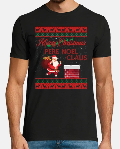 T-shirt Babbo Natale divertente perenoel claus