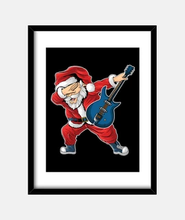 Babbo Natale Chitarrista Guitar Santa