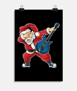 Babbo Natale Chitarrista Guitar Santa