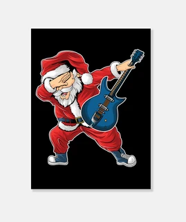 Babbo Natale Chitarrista Guitar Santa