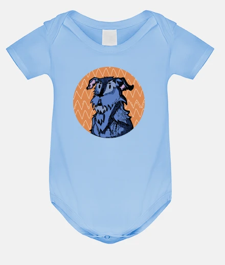 Kids Baby bodysuit, sky blue