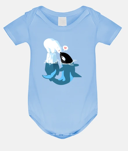Kids Baby bodysuit, sky blue