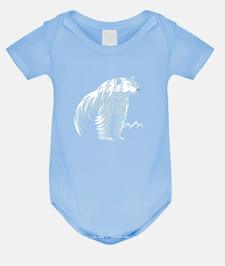 Kids Baby bodysuit, sky blue