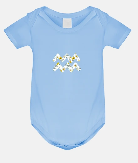 Kids Baby bodysuit, sky blue