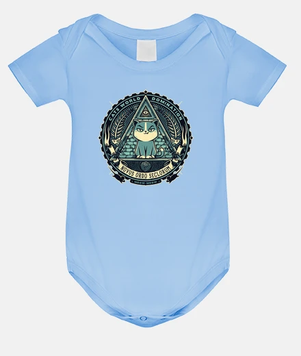 Kids Baby bodysuit, sky blue