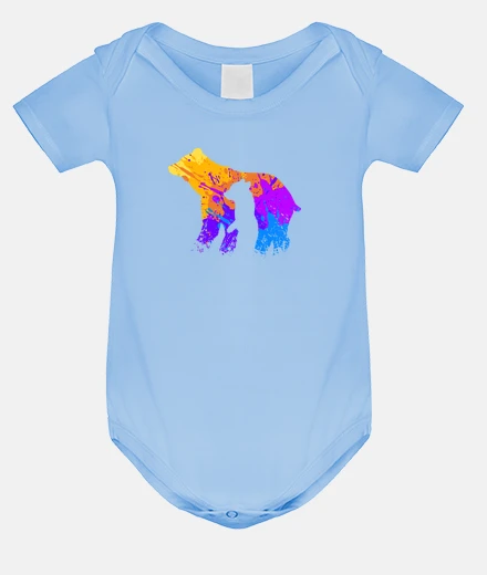 Kids Baby bodysuit, sky blue