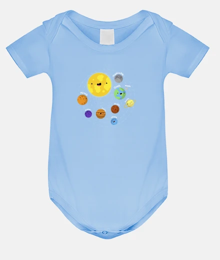 Kids Baby bodysuit, sky blue