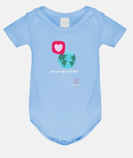 Kids Baby bodysuit, sky blue