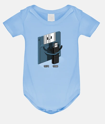 Kids Baby bodysuit, sky blue