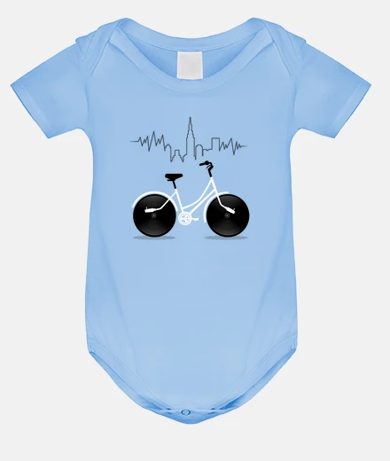 Kids Baby bodysuit, sky blue