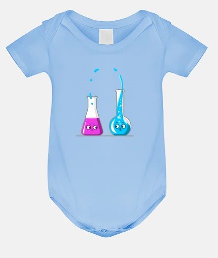 Kids Baby bodysuit, sky blue