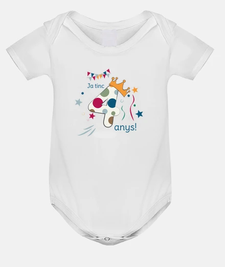 Kids Baby bodysuit, white