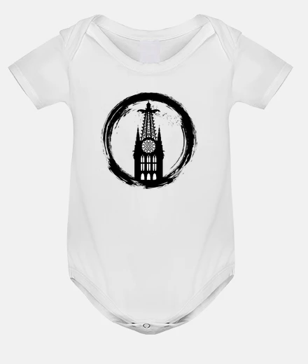 Kids Baby bodysuit, white