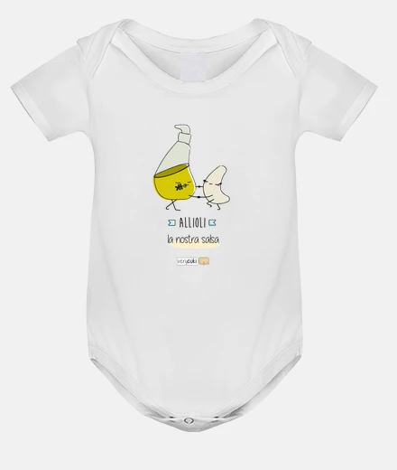 Kids Baby bodysuit, white