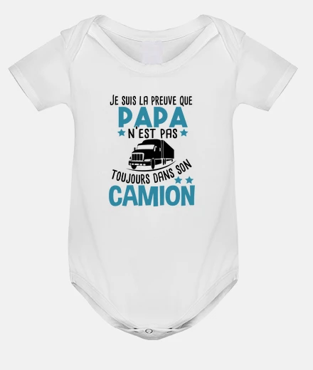 Kids baby dad road truck gift