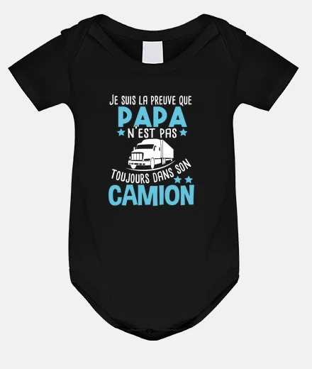 Kids baby dad road truck gift