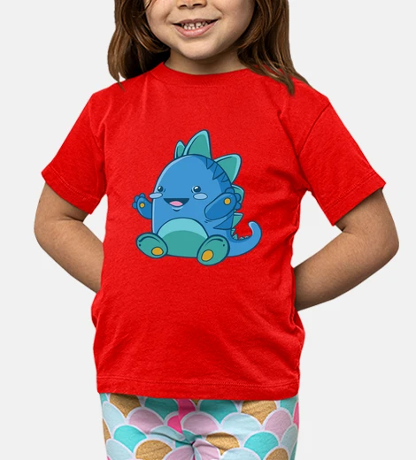 Children's baby dinosaur happy