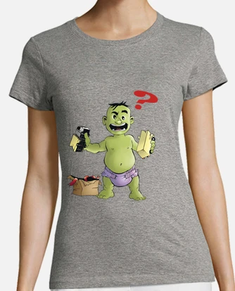 Baby hulk t shirt tostadora