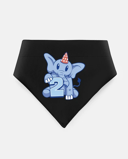 Mascotas baby is two years old birthday boy doggie