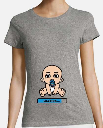 T-shirt baby loading pregnant woman