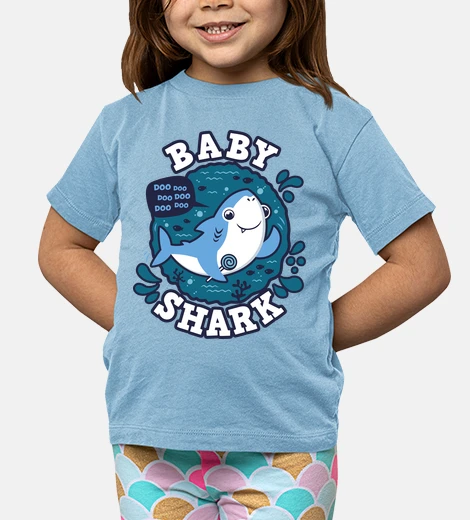 Children's baby shark boy stroke