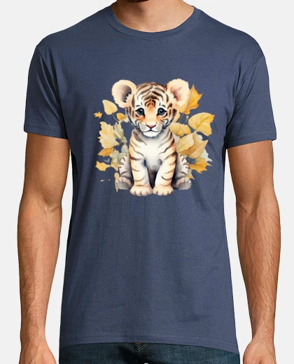 T-shirt baby tiger too cute cute