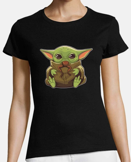 Playera Baby Yoda - Grogu - White