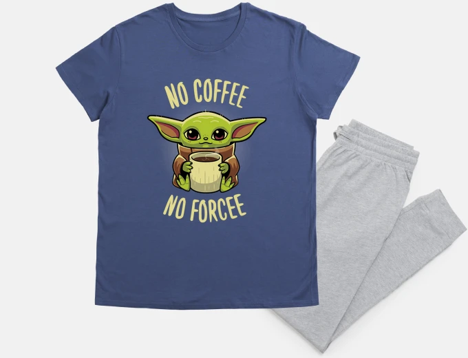 Pyjama baby yoda coffee - grogu mandalorian