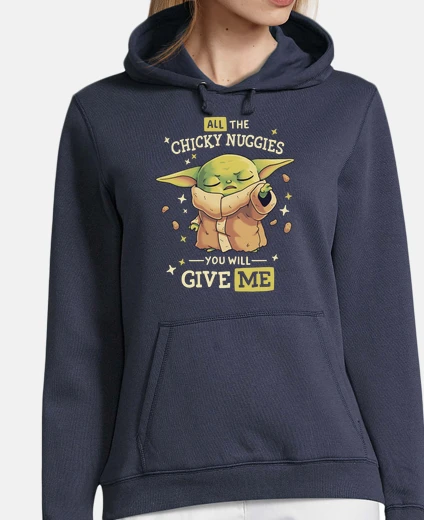 Hoodie baby yoda mandalorian chicky nuggies
