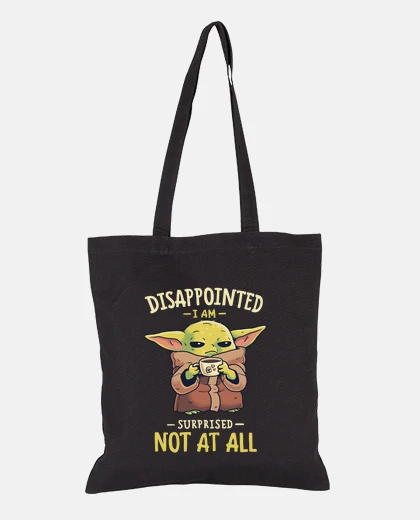 Bag baby yoda mandalorian coffee meme bag